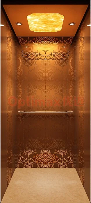 VL-X2-1 نحاسي مزخرف بسقف مضيء — كبائن XIZI أوبتيماكس Optimax