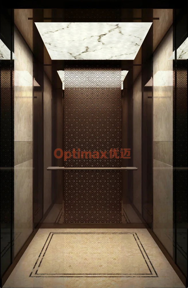 XTQ01-1509-1 رخام داكن مع إطارات ذهبية — كبائن XIZI أوبتيماكس Optimax